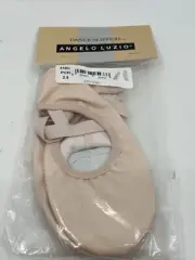 Angelo Luzio 248C Peach Dance Slippers Size 2.5