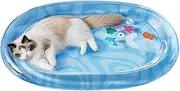 Pet Water Bed - Cooling Cat Bed,Waterproof Stain-Resistant Dog Cooling Pad Mattress for Medium Animals Puppies Kittens
