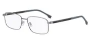 BOSS 1715/F Asian Fit R81 Men's Glasses Silver Size 56 - Private Health Rebate - Blue Light Block Available