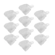 10pcs Dental Tray Professional Transparent Perforated DP3