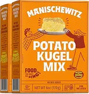 Manischewitz Potato Kugel Mix, 6oz (2 Pack) Gluten Free, No MSG, Traditional Style Potato Latke Mix