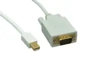 3-15Ft Mini DisplayPort Male to VGA SVGA HD15 Cable Monitor Projector TV Macbook