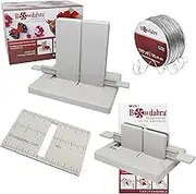 Combo Pack Bow Maker for Ribbon for Wreaths (Set of 4 Tools), Art Supplies Craft Kit Set, Bows for Crafts Wedding Decor, Arts and Crafts for Adults - Wreath Making Supplies Kit, Gray