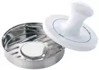 GEFU Spark Hamburger Burger Press White/Stainless Steel