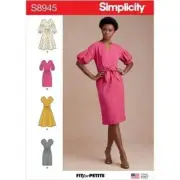 Simplicity Sewing Pattern 8945 / 10248 Misses Dress Size 6-14 Petite