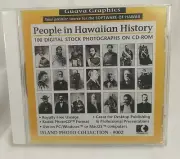 PEOPLE IN HAWAIIAN HISTORY - 100 DIGITAL STOCK PHOTOGRAPHS ON CD ROM OOP! NEW!