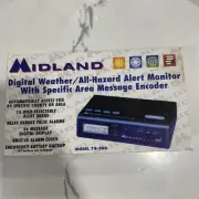 Midland 74-200 Digital NOAA Weather/ All Hazard Alert Radio with Clock and Alarm