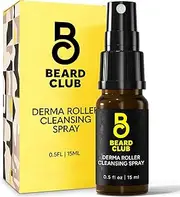 The Beard Club Derma Roller Cleansing Spray - Clean and Prolong Derma Roller Life - 0.5oz