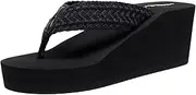 [HMOHLL] Womens Platform Flip Flops Arch Support Wedge Sandal Soft Cushion Beach Thong Sandals