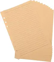 WEKADRIN Paper Notebook Inserts 80 Sheets A5 College Ruled Paper Loose Leaf Inserts for Journals Planners
