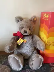 Steiff VTG Teddybear Mohair 20” EAN 0202/51 Fully Jointed Collector Bear
