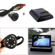 HD 4.3'' TFT-LCD Screen Foldable Car Reverse Monitor w/Rear View Camera Set