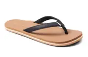 Woman Reef Solana Flip Flops Sandal water friend CJ3585 Black/Tan Brand