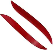 Rear Bumper Reflector, Rear Left and Right Bumper Reflective Marker Lamp Light Reflector, for, E60 E61 Facelift LCI 2008-2010, Red Car Rear Bumper Reflector