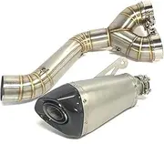 Durable Accessories Motorcycle Slip-on Exhaust for S1000RR 10-16 60.5mm S1000R 14-16 HP4 Middle Link Decat Pipe Escape Elbow