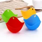 2PC Silicone Egg Poacher Poaching Pods Pan Poached Cups Mould Kitchen Cookare AN