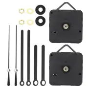 2Set Quartz Clock Movement Mechanism 1/2 Inch Shaft for 2-3mm Clock Dial Thick