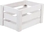 IMIKEYA Retro Wooden Crate Vintage Storage Box for Home Essentials Stylish Desktop Sundries Organizer Construction for Keys Remotes Cosmetics