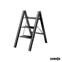 在飛比找momo購物網優惠-【ELEANOR 艾尼若】三步鋁梯(摺疊鋁梯 工具梯 伸縮梯