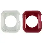 ITSKINS Spectrum Case for Apple Watch (40MM) - Red & Clear (2 Pack)