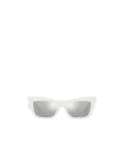 Cat's eye frame sunglasses 53 White
