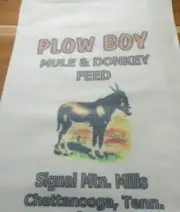 RL-48 PLOW BOY Flour Bag Sack Feed Seed Novelty Collectible