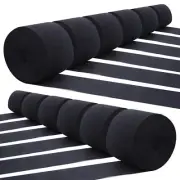 10 Rolls Crepe Paper Streamers820 Ft Black Crepe Paper Decorations Party Stre...