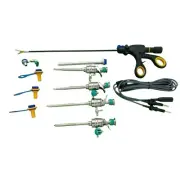 laparoscopic bipolar robi forceps trocar surgical instruments set 11 piece 5mm