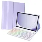 Backlit Keyboard Case for Samsung Galaxy Tab A9 Plus 11 Inch 2023 Model Purple