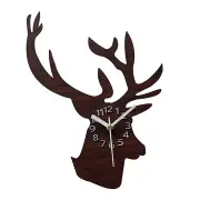 ECY005 DIY Creative Deer Head Wall Clock Animal Wall Clock For Home Office Decorations