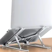 EXQSERAMC 4K Portable Monitor UHD 3840x2160 Laptop Computer Extended Display, Gaming Travel Monitor with Speaker (Laptop Stand)