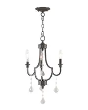 Livex Glendale 3-Light English Bronze Mini Chandelier