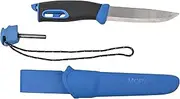 Morakniv Companion Spark Sandvik Stainless Steel Fixed-Blade Knife with Sheath and Fire Starter, 3.9 Inch