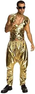 Rubie's Men's MC Hammer Gold Costume Pants, Multi-Colored, One Size