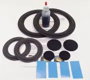 Epicure Model 3 Woofer & Mid Refoam Kit - Speaker Repair w/ Shims & Dust Caps!