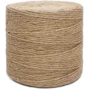 500FT Jute Twine Rope Natural Thick Garden Twine String Heavy 3mm 500.0 Feet