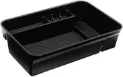MEXWLOP Car Center Console Tray Organizer Interior Armrest Storage Box Container Pallet, for Nissan, Patrol Y62 Ti-L 2010-2018 2019 2020 Console, for Seat, Storage Box Centre Console Storage Box