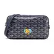 GOYARD 日本限定SNOOPY系列CAPVERT 卡通鳥相機包(小/海軍藍)/平行輸入