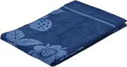 nishikawa FR05200602 Wedgwood Imabari Towel Blanket, Single, Washable, 100% Cotton, Strawberry, Ink Blue, Smooth, Soft, Shirred Processing, Made in Japan