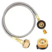 Outdoor Gas Stove Camping Stove Propane Refill Adapter LPG Flat Cylinder Tank