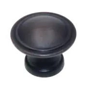 Amerock Allison Oil-Rubbed Bronze 1 3/16" Round Cabinet Knob Pull BP29116-ORB