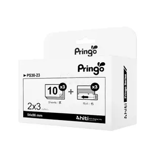 Pringo p231相印機 白+ Pringo P231 相紙 30入