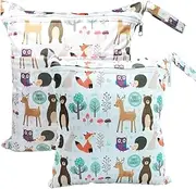 Nappy Bags Wet Bags Wet and Dry Changing Bag Waterproof Washable Wetbag Organiser for Toddlers Nappies Travel Gym Beach Pool