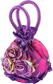 [Healvian] Elegant Lace Evening Bag Bucket Handbag for Women Storage for Phone Cosmetics