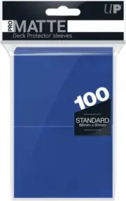 Ultra Pro Deck Protector, Standard, Blue, 100 Count