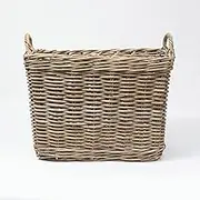 Studio Large Tapered Rectangular Cane Wicker Basket