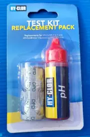 2 in1 Refill Test Kit- 10 DPD1 Tablets & PH Phenol Red Solution-Pools and Spas