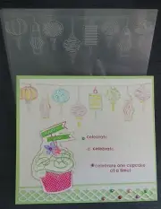 Whimsical HANGING PARTY LIGHTS camping embossing folder + Stampin Up