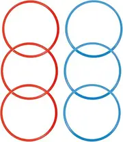 30 Pcs Rings Pieces Football Training Equipment Soccer Drills Soccer Accessories Basketball Training Footwork Training Football Ladder Boxing Ring Agility Sports Utensils