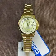 Casio LTP-V004G-9B Gold Tone Stainless Steel Ladies' Quartz Classic Dress Watch